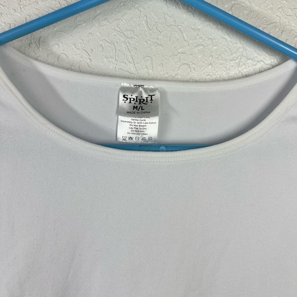 Spirit Halloween‎ White Long-Sleeved Body Suit, M/L - Picture 2 of 2